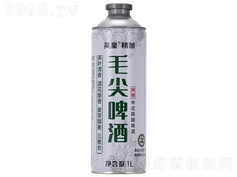 英皇精釀毛尖啤酒【12° 1L】