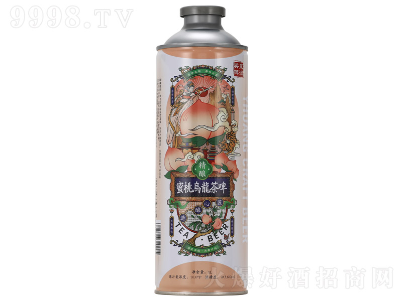 英皇蜜桃烏龍精釀茶啤【10° 1L】